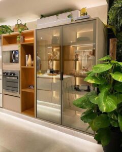 Cristaleira Maravilhosa Do Showroom Da @casaconceitorj ✨.portas Em Vidro Reflecta Trazendo Elegâ