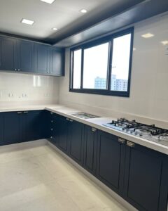 O Carismático Azul Trazendo Personalidade Para Esta Linda Cozinha Em Laca! Um Tom Atemporal Que